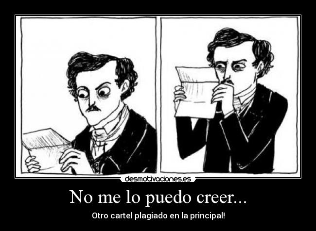 No me lo puedo creer... - 