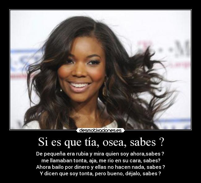 Si es que tía, osea, sabes ? - 