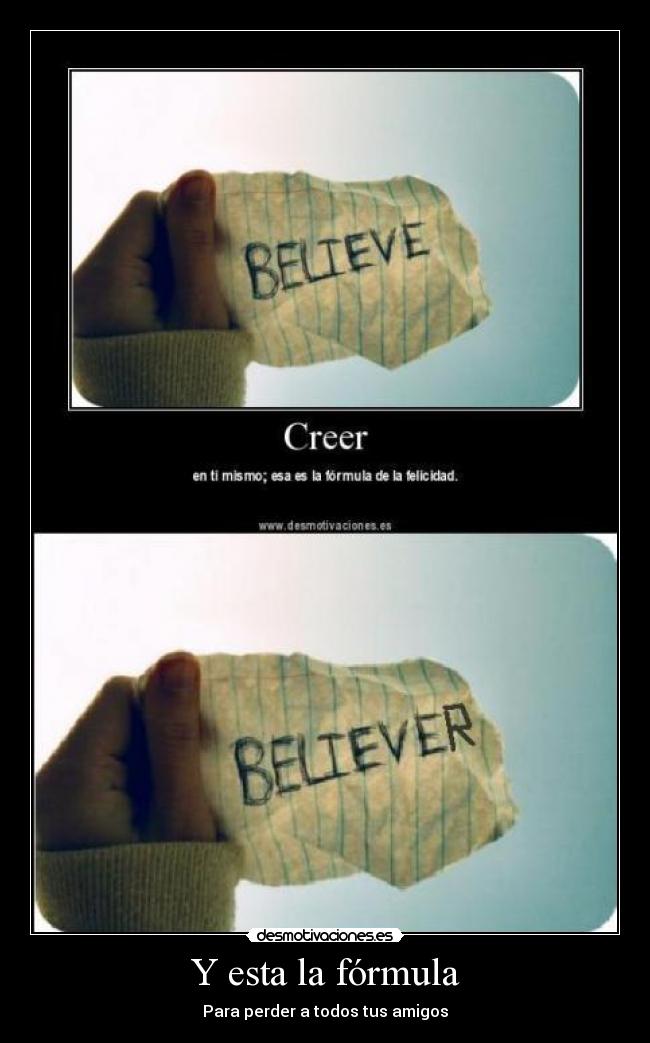 Y esta la fórmula -