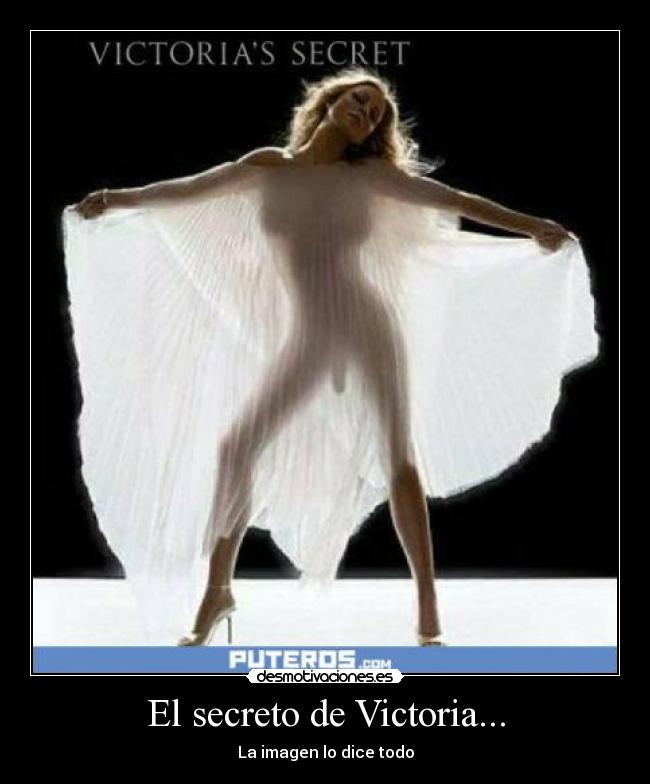 El secreto de Victoria... - La imagen lo dice todo