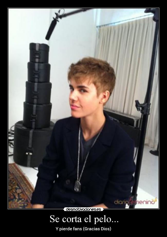 Se corta el pelo... -