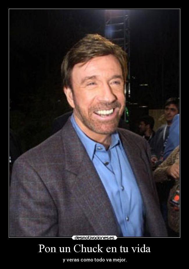 carteles vida chuck norris desmotivaciones