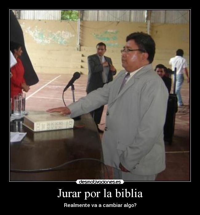 Jurar por la biblia - 