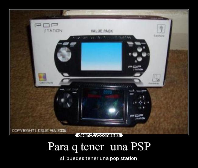 Para q tener una PSP -