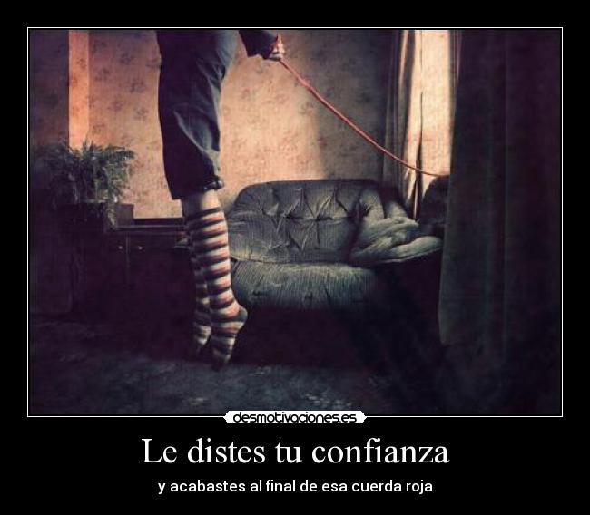 Le distes tu confianza -