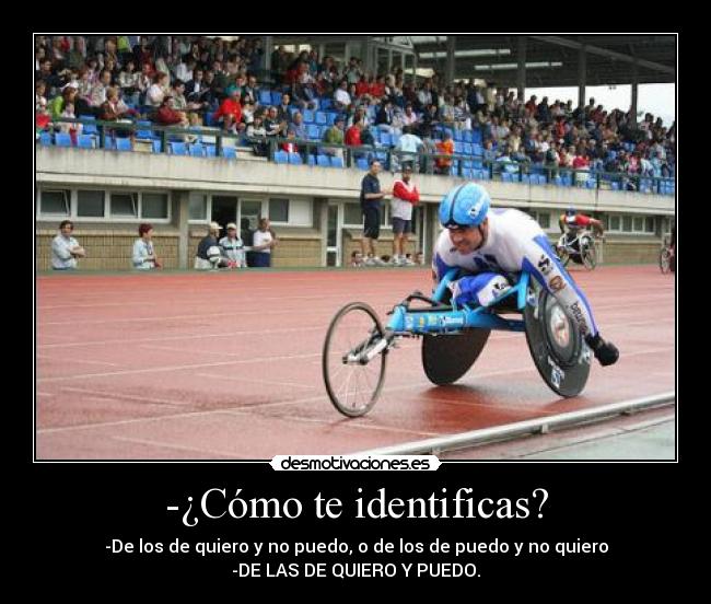 -¿Cómo te identificas? -