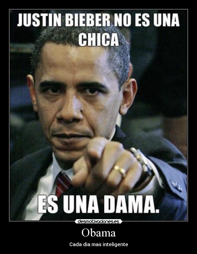 Obama - Cada dia mas inteligente