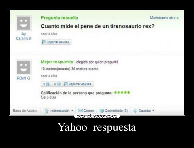 Yahoo respuesta -