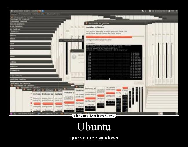 carteles ubuntu linux windows desmotivaciones