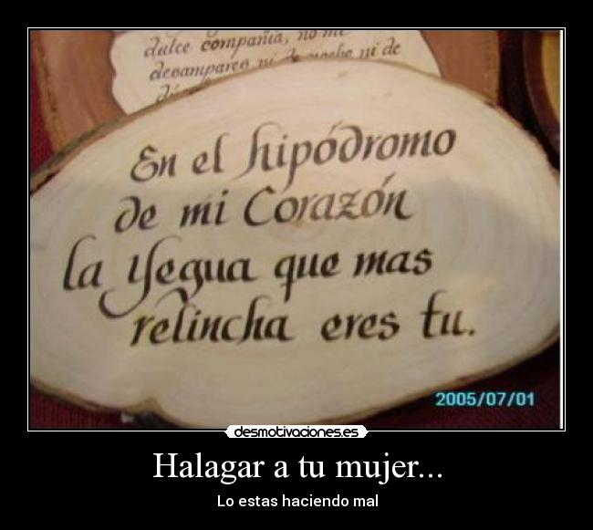 carteles mujer halago desmotivaciones