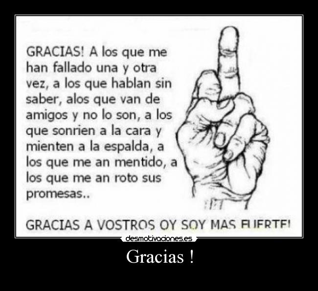 Gracias ! -
