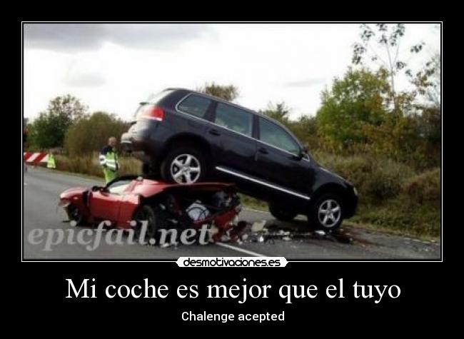 Mi coche es mejor que el tuyo -