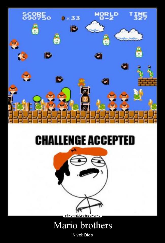 Mario brothers - Nivel: Dios