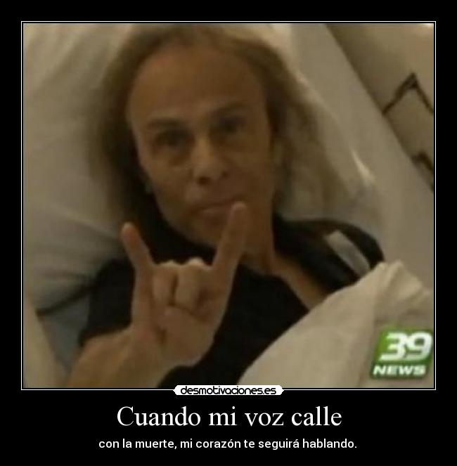 Cuando mi voz calle -