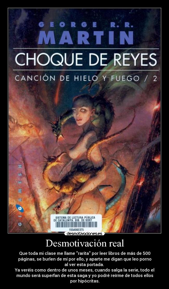 carteles cancion hielo fuego george rr martin choque reyes daenerys targaryen tv incultura desmotivaciones