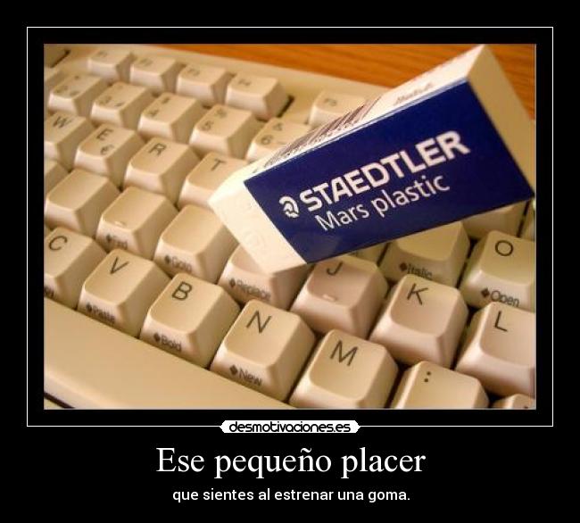 Ese pequeño placer -