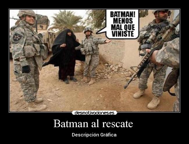 Batman al rescate - Descripción Gráfica