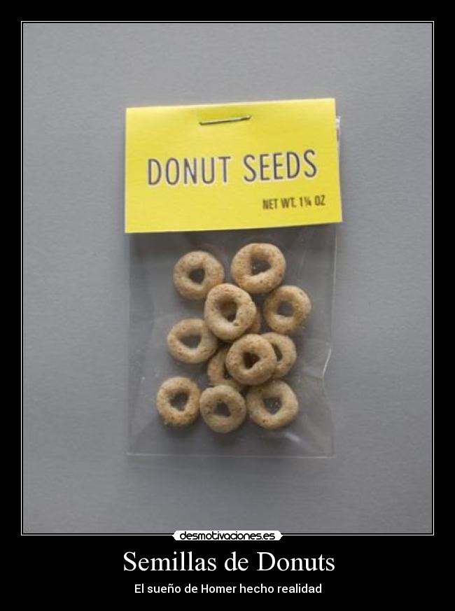 Semillas de Donuts - El sueño de Homer hecho realidad