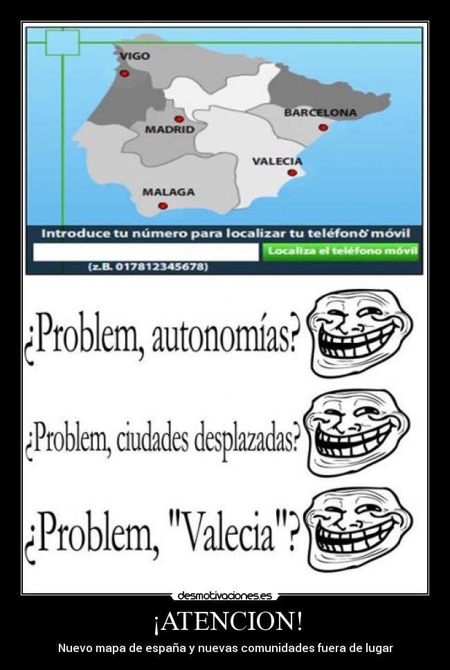 ¡ATENCION! - Nuevo mapa de españa y nuevas comunidades fuera de lugar