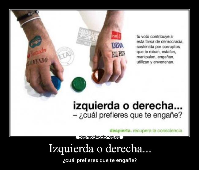Izquierda o derecha... - 