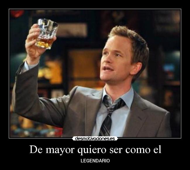 carteles barney legendario desmotivaciones