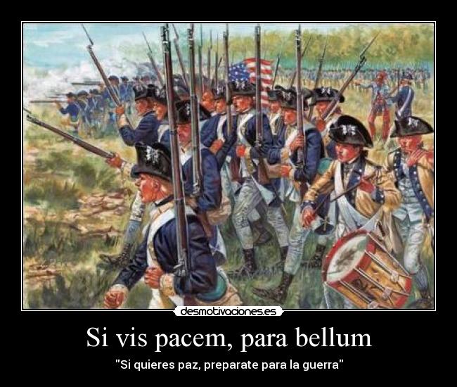 Si vis pacem, para bellum -