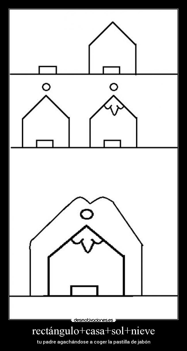 rectángulo+casa+sol+nieve -