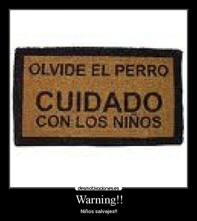 Warning!! - 