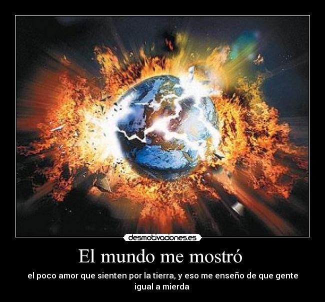 El mundo me mostró  - 