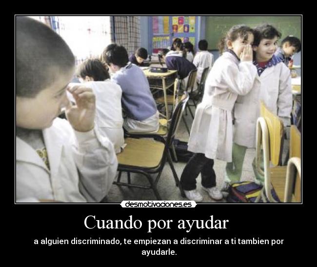Cuando por ayudar -