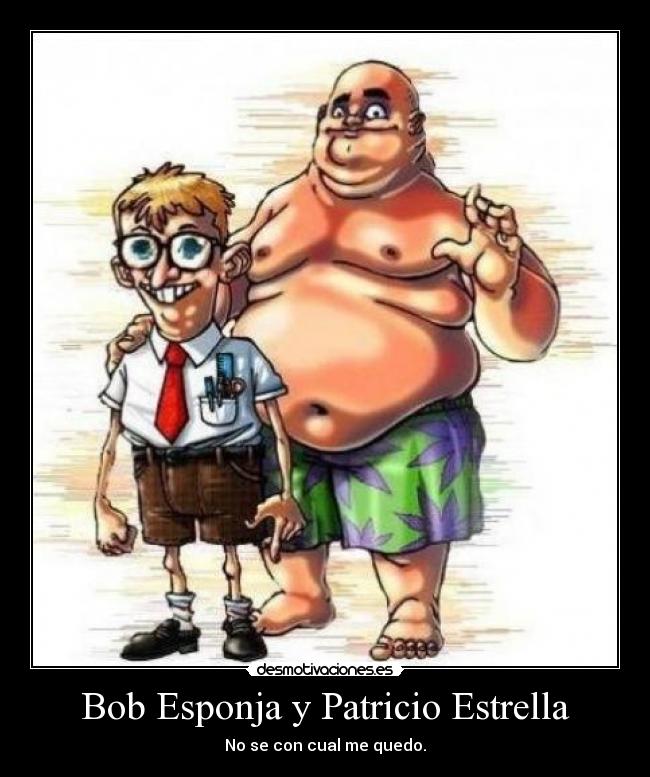 Bob Esponja y Patricio Estrella -
