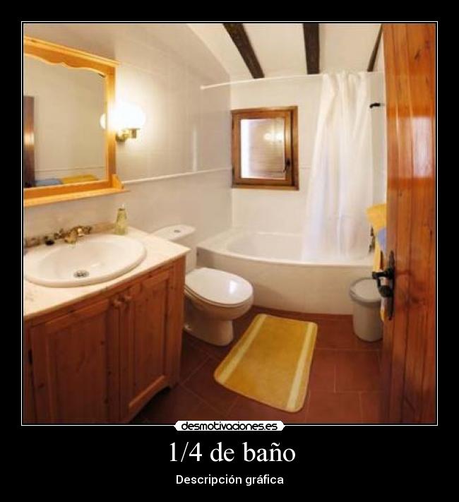 1/4 de baño - Descripción gráfica