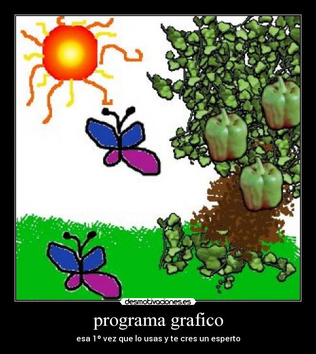 programa grafico - esa 1º vez que lo usas y te cres un esperto