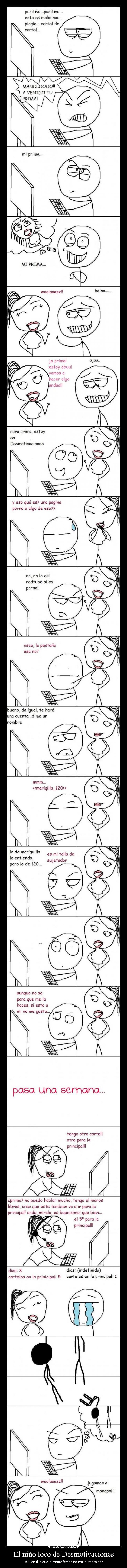 El niño loco de Desmotivaciones -