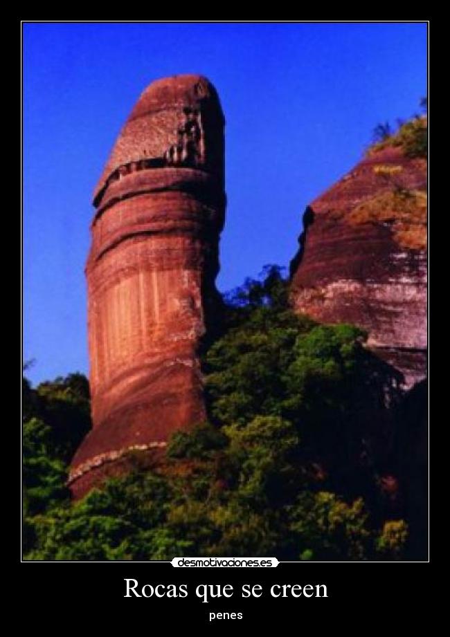 Rocas que se creen -