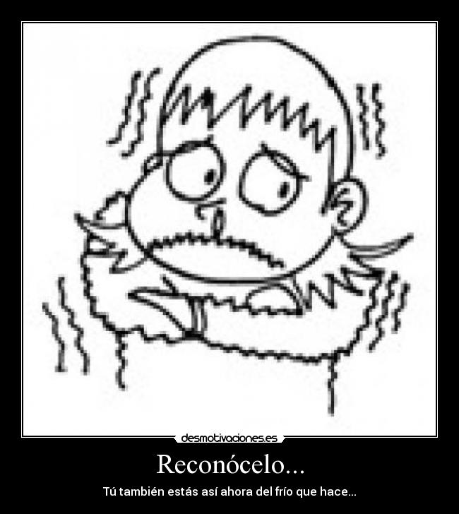 carteles frio invierno manta temblar resfriado mocos desmotivaciones