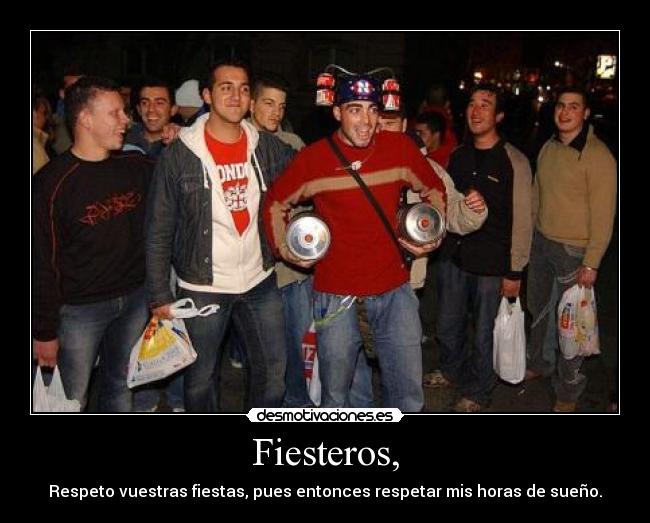 Fiesteros, -
