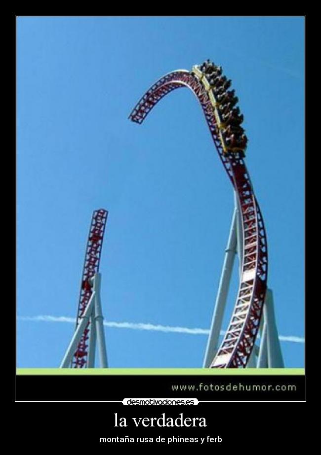 la verdadera - montaña rusa de phineas y ferb