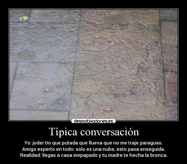 Típica conversación -