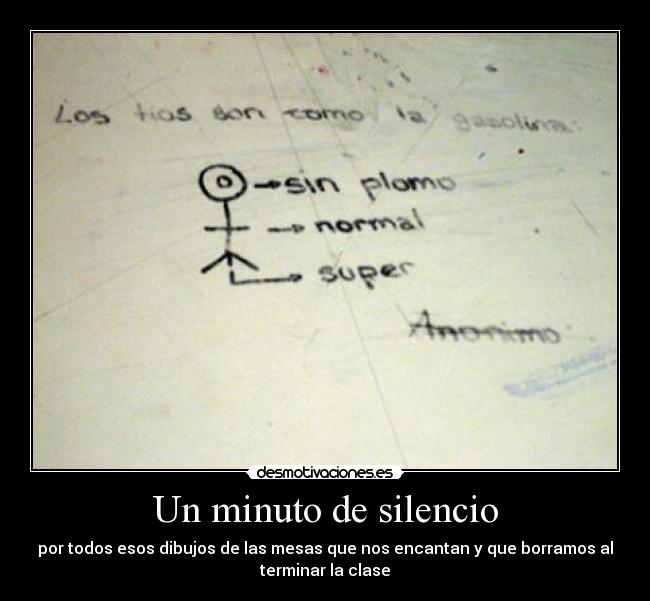 Un minuto de silencio -