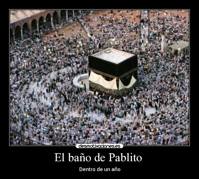 El baño de Pablito -