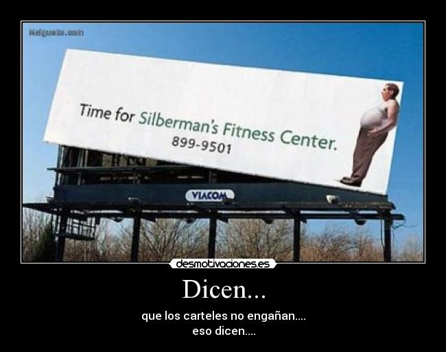 Dicen... -