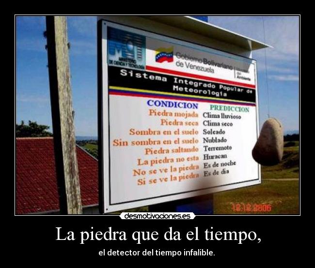 La piedra que da el tiempo, -