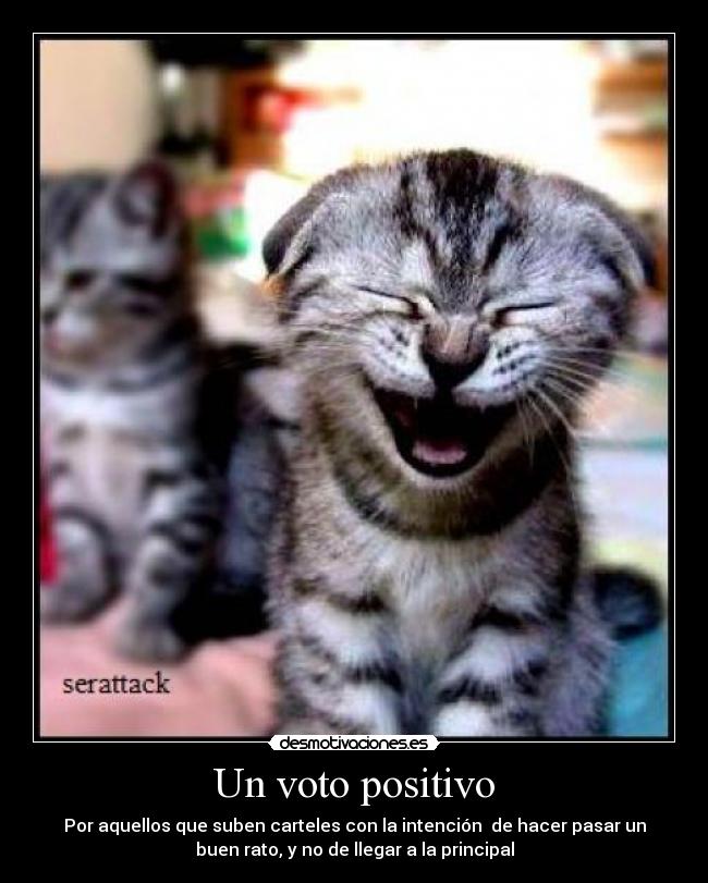 Un voto positivo -