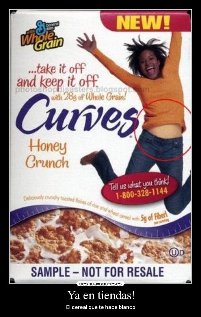 Ya en tiendas! - El cereal que te hace blanco