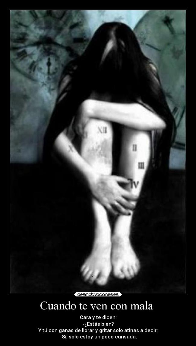 Cuando te ven con mala  - 