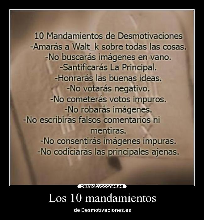 Los 10 mandamientos - 