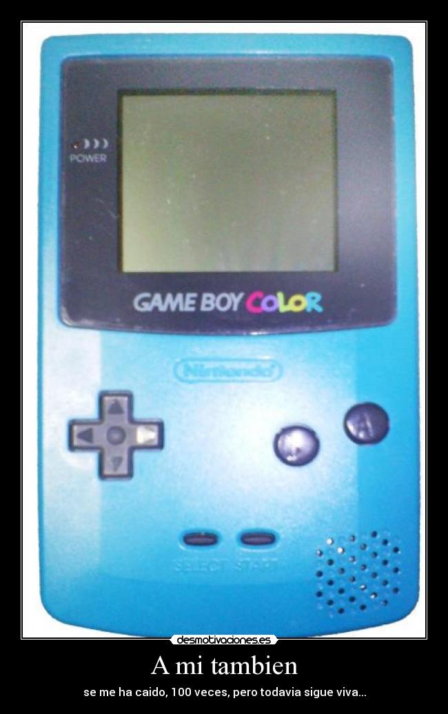A mi tambien - se me ha caido, 100 veces, pero todavia sigue viva...