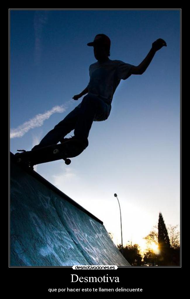 Desmotiva - que por hacer esto te llamen delincuente
