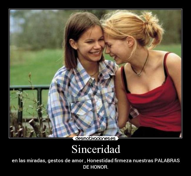 Sinceridad - 